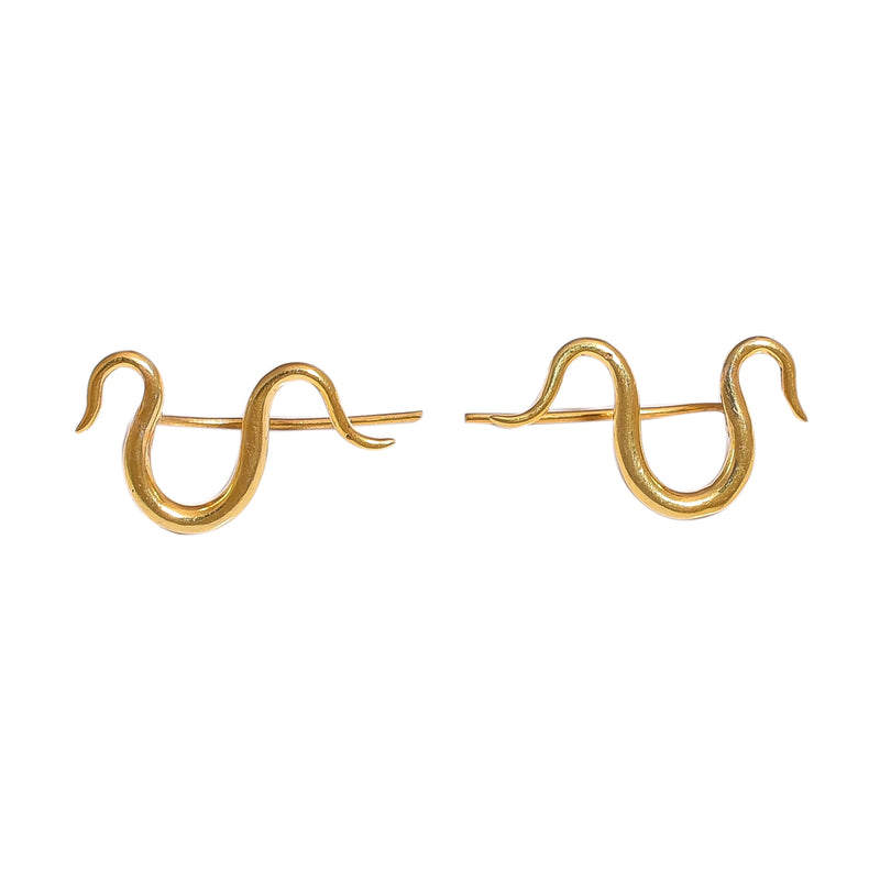 SNAKE EAR CLIMBERS GOLD – K I C H U